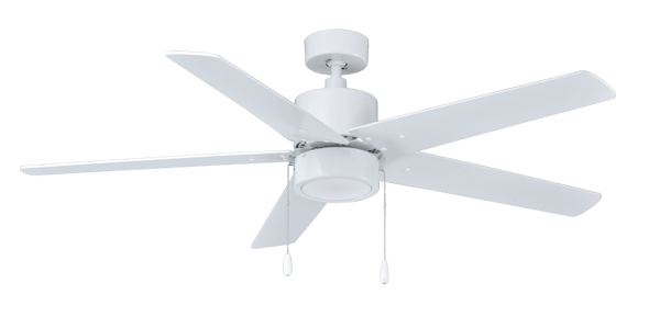 RP Lighting and Fans, Aldea VI Series, LED Ceiling Fan, Brushed Nickel Finish with Brushed Nickel Blades
