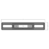 26" Flat Mounting Plate, Linear 5 & 10 LED Recessed