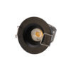 2" Mini Recessed LED 24V, 6W, 3000K, Square Black 1/4" Trim, Dimmable
