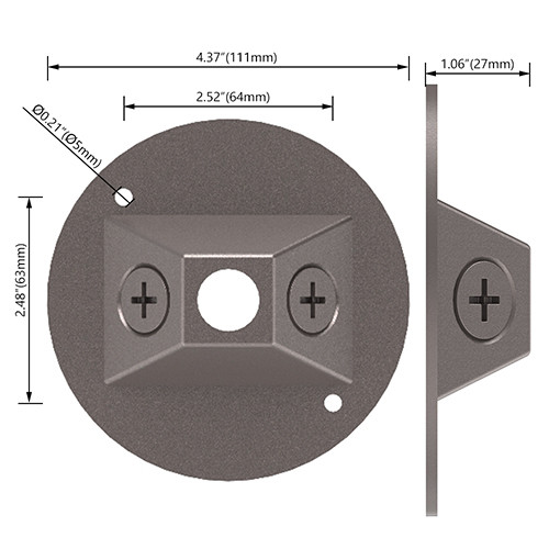 30W-60W Selectable LED Flood Light with Knuckle
