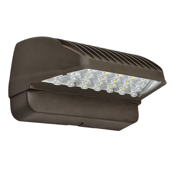 Power Adjustable Full Cutoff LED Wall Pack, 12W/18W/24W, Selectable Color Temperature