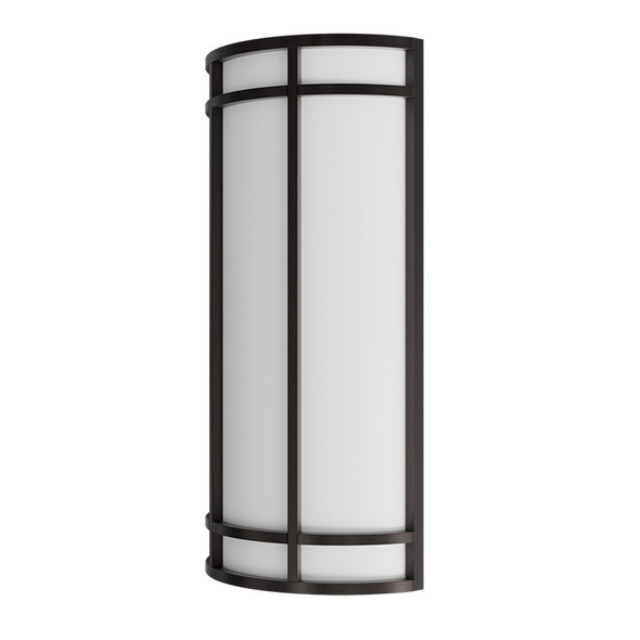 18-Inch Outdoor/Indoor LED Decorative Wall Sconce, 120-277V, 15W/20W/25W, 80lm/w, 30K/40K/50K, Oil-Rubbed Bronze