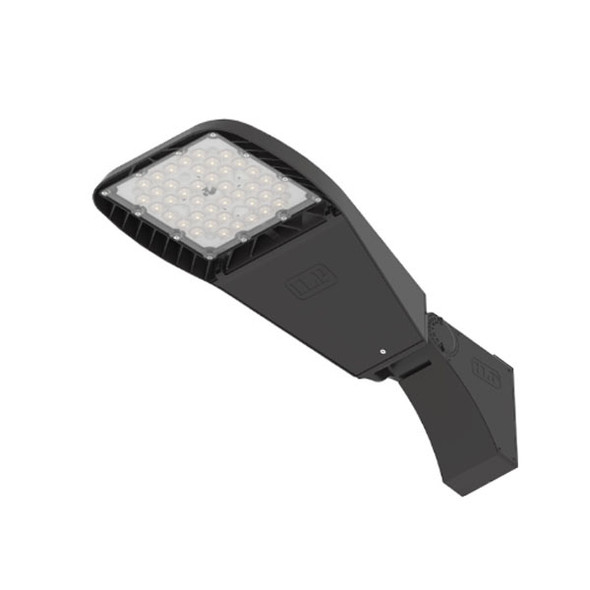 Skyline Flood Light, 12,000 lumens, 120-277V, 5000K, Medium Distribution, Universal Adjustable Sqr/Rnd Pole Mount, Silver Skyline Flood Light, 12,000 lumens, 120-277V, 5000K, Medium Distribution, Universal Adjustable Sqr/Rnd Pole Mount, Silver