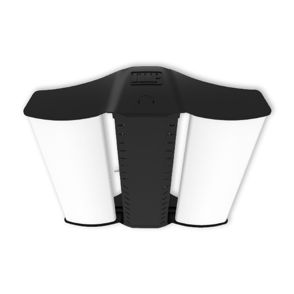 Endeavor 4ft High Bay, 100,000 lm, 3500K, Narrow Distribution, Frosted Acrylic Lens