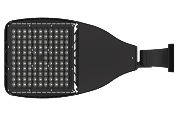 Skyline Area Light, 36,000 lm, 4000K, Type 5 Square Optics, Universal Mounting Bracket (Round Pole), Black
