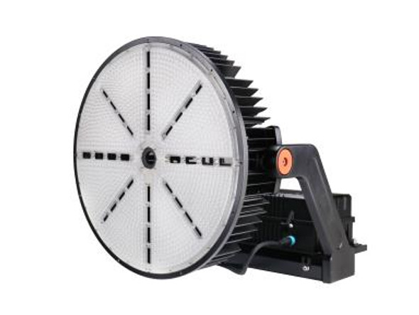 FieldMax Sports/HO Flood, 1200W, 220-480V,4000K, Medium, Black,Yoke