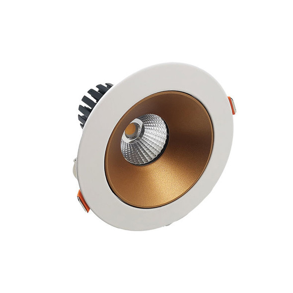 4" LED Architectural Winged Open Recessed Light, Multi CCT, Matte Gold
