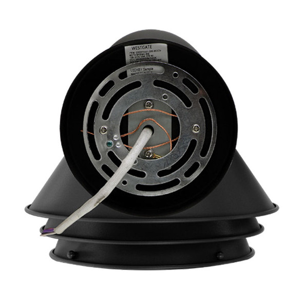 Seaside Outdoor Wall Lantern, Power and CCT Adjustable, Horizontal Arm