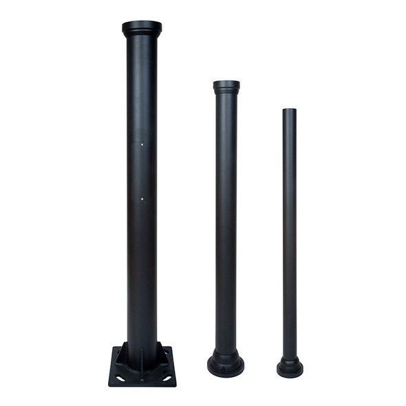 120In Decorative Pole D1 Series, 3Pc, 2.36In Tenon 120In Decorative Pole D1 Series, 3Pc, 2.36In Tenon