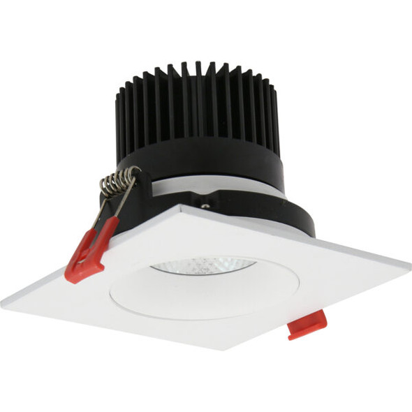 Single Light Regressed Round Gimbal Downlight, 3.5-Inch, 12W, 90CRI, 5CCT