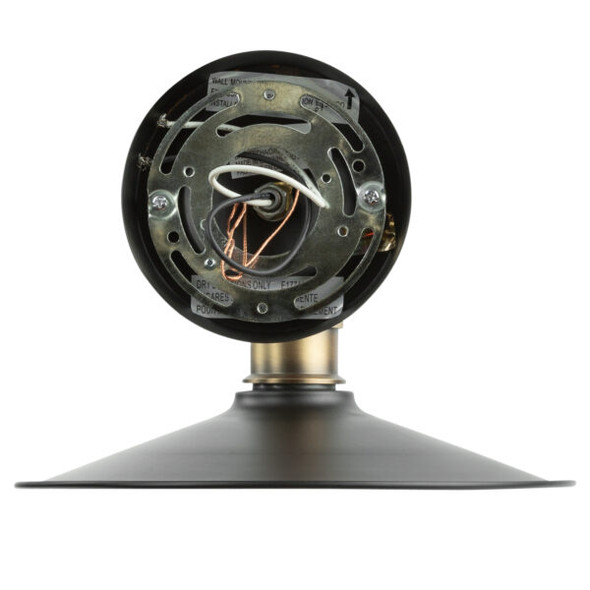 Canopy Classic Collection Wall Sconce, Vintage Antique Style Fixture, Antique Brass Finish