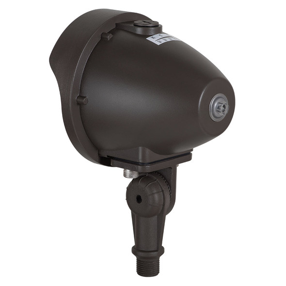 Landscape Flood Light, 8W/12W/16W/20W, 3000K/4000K/5000K, Dark Bronze, Knuckle Mount, Photocell