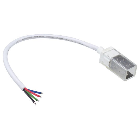 Microlux RGB 6in Power Feed, 24V DC Power Connection Cord