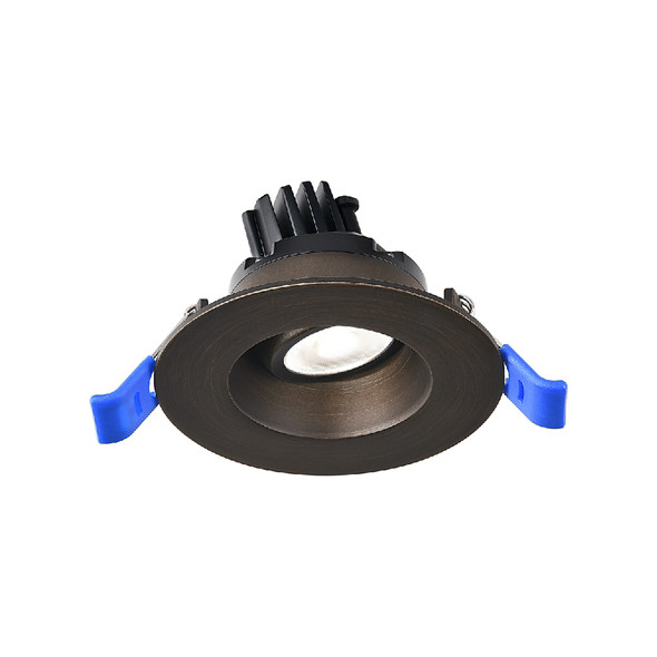2" Round Regressed Gimbal LED, Oil Rubbed Bronze, 4100K 2" Round Regressed Gimbal LED, Oil Rubbed Bronze, 4100K