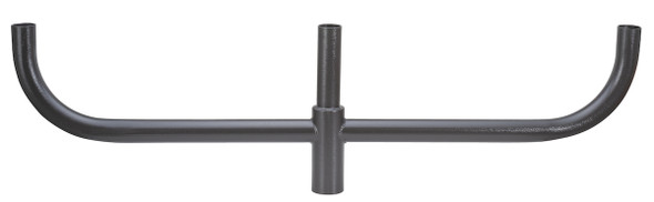 3-Arm Bullhorn Mounting Bracket, Steel Construction, Bronze Finish, Compatible with 2 3/8" Fixture Tenon Size