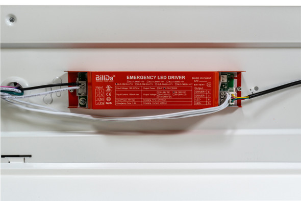 LED Architectural Wrap, 50W, Power and CCT Selectable, Dimmable, Emergency Battery Backup
