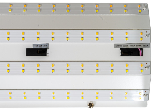 LED Architectural Wrap, 2', 25W, Power and CCT Selectable, Dimmable, Emergency Battery Backup