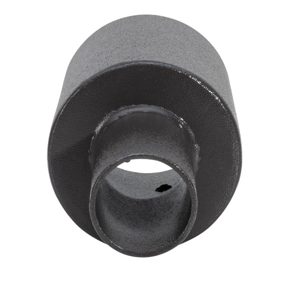 Round Pole to Tenon Adapter, Pole Tenon Size 4-1/4", Bronze Finish, Includes (4) M12x30mm Screws