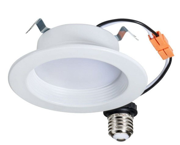 4" LED Recessed Retrofit Downlight, 10 Watt, Round Baffle Trim 4" LED Recessed Retrofit Downlight, 10 Watt, Round Baffle Trim