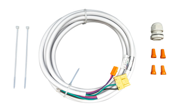 Power Cord, 5 Wire, 0-10 control wires, White