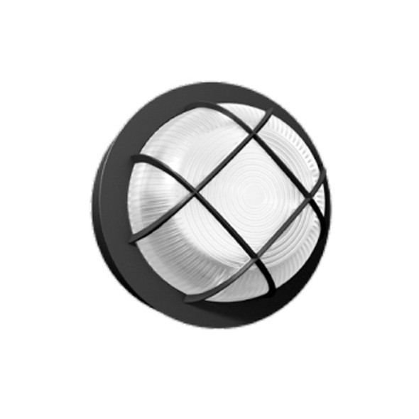 Round Bulkhead, Power & CCT Selectable, with Photocell, 15W, Black or Bronze