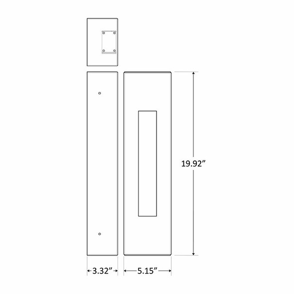 Wall Sconce, Multi-Power, Silver