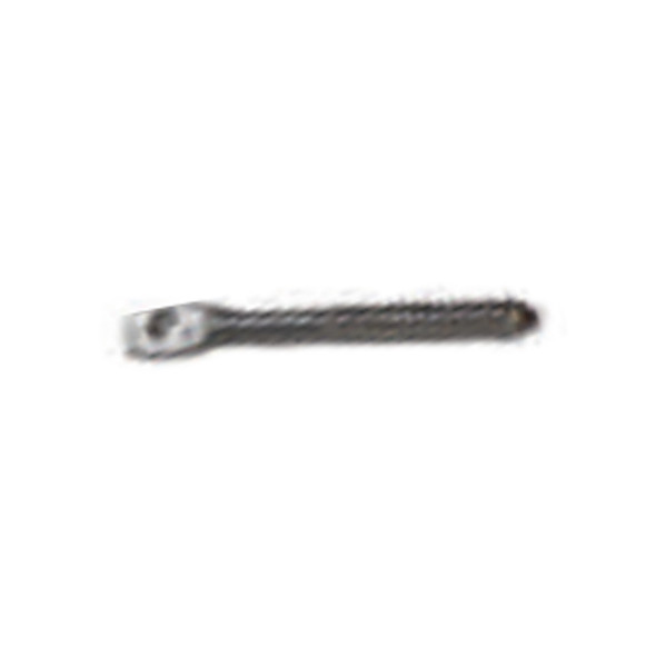 Steel Flat Hanger Screw, Single Hole, 1/4” x 3