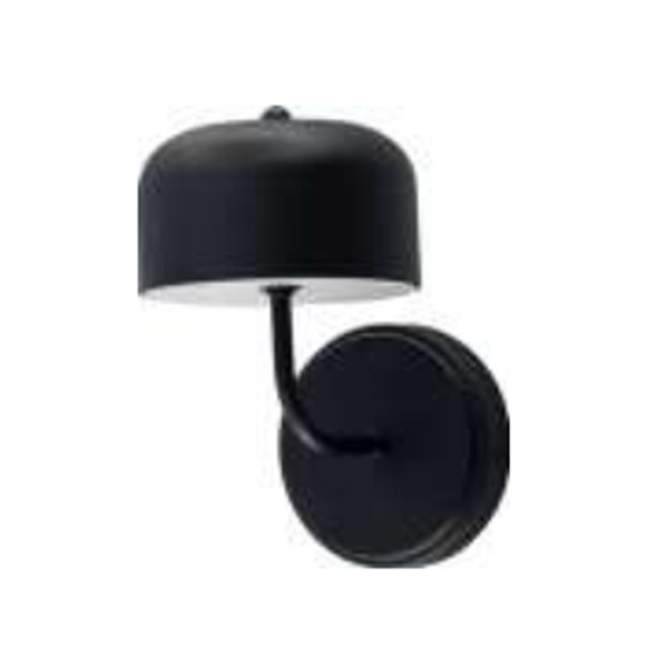 5" Pan Design Wall Sconce, 5CCT, 10W, 700LM, 27K/30K/35K/40K/50K, White or Black Finish