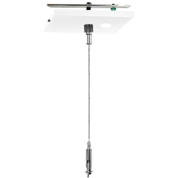 6FT 1/16in, 1.5mm Single Square Suspension 5in Canopy Set, Keyhole End Connector, Power Side, with Cord