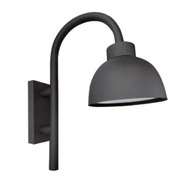 12" Dome Light with Flat Lens, Dual Dimming, 24W/32W/40W, 21" Wall-Mount Bell Arm