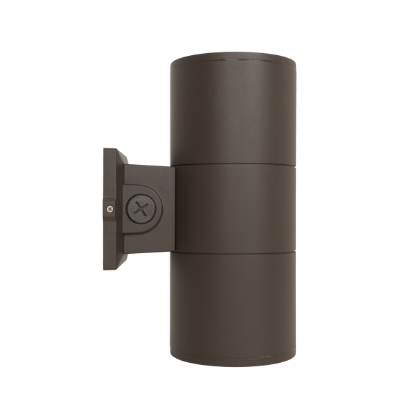 UP/DN Cylinder Luminaire, 900/700/600 Lumens, 3K/4K/5K Selectable