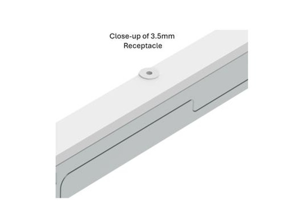 2X2 Flat Panel, Controls Ready 3.5mm Receptacle, Lumen Selectable, CCT Selectable, UNV 120-277V 0-10V Dimmable