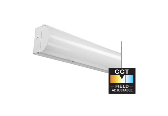 LED Stairwell Strip Luminaire, 4', Factory Set Lumen Package, Field Adjustable 3500K/4000K/5000K CCT, High Frequency Multi-Level Occupancy Sensor LED Stairwell Strip Luminaire, 4', Factory Set Lumen Package, Field Adjustable 3500K/4000K/5000K CCT, High Frequency Multi-Level Occupancy Sensor