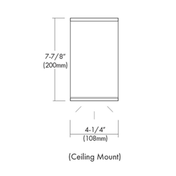4" Square Ceiling Mount LED Cylinder, 27W, 90 CRI, 4000K, 0-10V Dimming 4" Square Ceiling Mount LED Cylinder, 27W, 90 CRI, 4000K, 0-10V Dimming