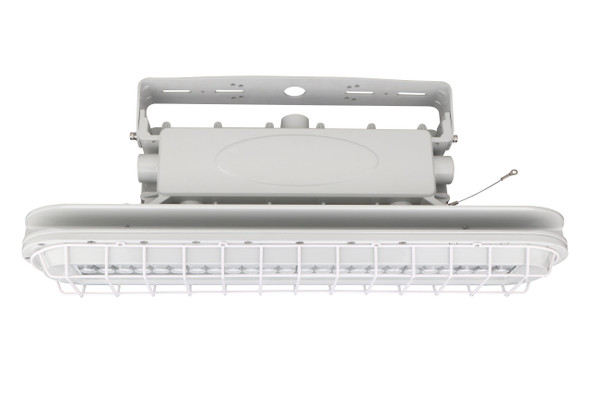 LED Linear Highbay for Hazardous Locations, 80W, 5000K, 277-480V, Flat Clear Lens, No Extra Optics, 3/4 NPT