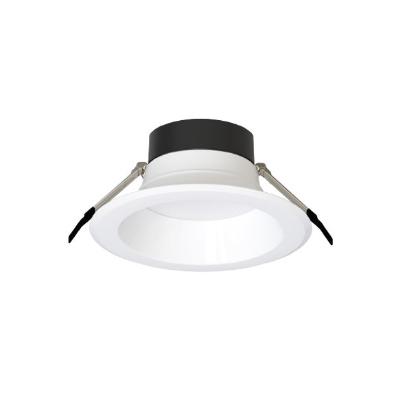 LED Commercial Downlight, 8", CCT & Wattage Selectable, Universal Voltage, Dual Dimming