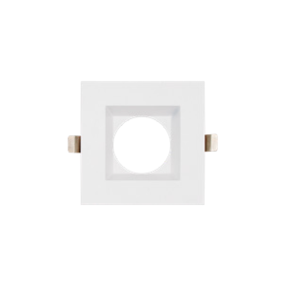 LED Spotlight-Can, Regressed Interchangeable 5-6", 5" Square Smooth White Trim LED Spotlight-Can, Regressed Interchangeable 5-6", 5" Square Smooth White Trim