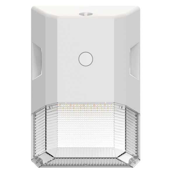LED Multi Watt Multi CCT Mini Wall Pack Light, 8/15/25W, 3000K/4000K/5000K, White