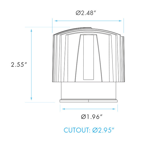 3" LED Spotlight, Canless, Architectural Interchangeable Module, 3500K, 1250 Lumens, 90 CRI 3" LED Spotlight, Canless, Architectural Interchangeable Module, 3500K, 1250 Lumens, 90 CRI