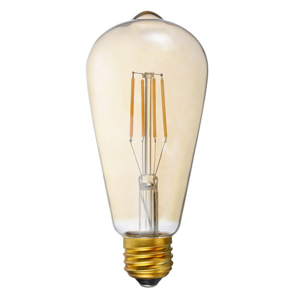 ST19 LED Filament Bulb, 5W, 400LM, 2,200K