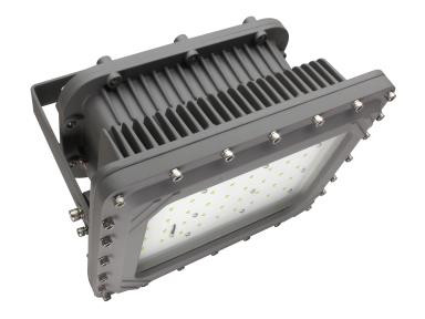FloodLight, 100W, 400W MH Equivalency, 120-277V, 120° wide distribution, 5000K, Gray