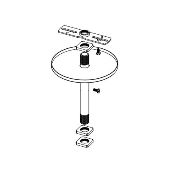 36" Standard Rigid Pendant Stem, 3/8 inch, for WCED-3DP/WCED-4DP/WCED-4SDP Series 36" Standard Rigid Pendant Stem, 3/8 inch, for WCED-3DP/WCED-4DP/WCED-4SDP Series