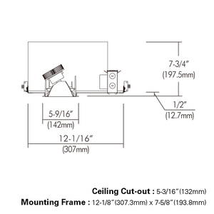 ICED9541, 4" IC Airtight LED Round Architectural Downlight, 14W, 2700K|3000K|3500K|4000K, 80|90 CRI, 120-277VAC, TML425RAJ