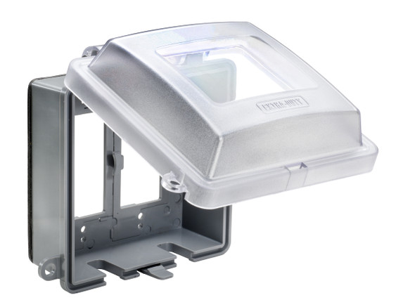 Garvin Industries Double Gang In-Use Cover, 73-in-1 Extra Duty, 6" x 6" x 3.10", WCIU2SD