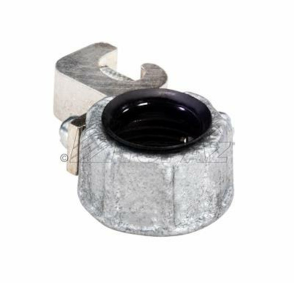 Garvin Industries 339MHDG, 3-1/2" Insulated Metallic Grounding Bushing, Hot Dip Galvanized, Malleable Iron, Aluminum Lay-In Lug