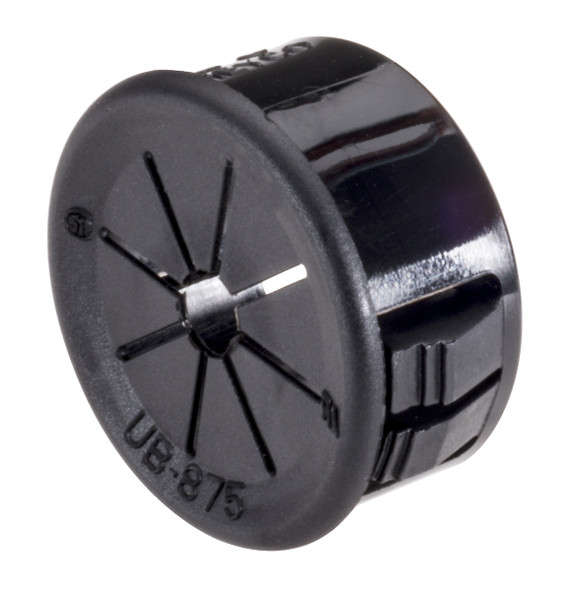 Garvin Industries Universal Bushing, 1" Mounting Hole, 6/6 Nylon, Black, UB1000