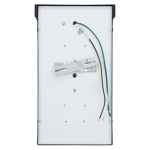 GlobaLux DOM Decorative Outdoor Square Lantern, 17W, 120V, Selectable 3000K|3500K|4000K, Black