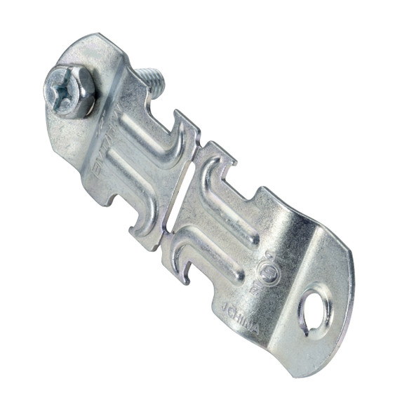 Garvin Industries SK85ITZ, Universal One-Piece Strut Clamp, 1/2" EMT/Rigid, Steel, Zinc Plated