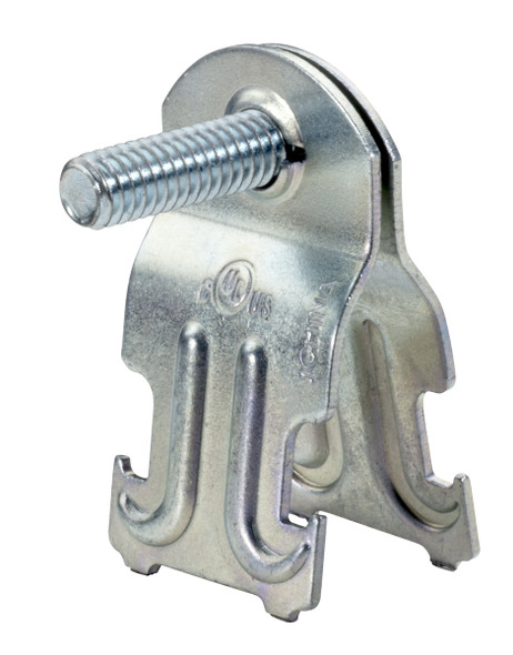 Garvin Industries SK125ITZ Universal One-Piece Strut Clamp, 3/4" EMT/Rigid, Steel, Zinc Plated