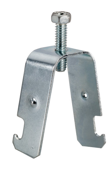 Garvin Industries SCH12TZ One Piece Strut Clamp, No Boot, 3/4" EMT, 1/2" Rigid, Steel, Galvanized